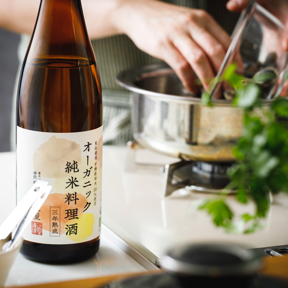 オーガニック純米料理酒と純米本味醂 福みりん 三年熟成 ギフト 720mL 2種各1本 化粧箱入