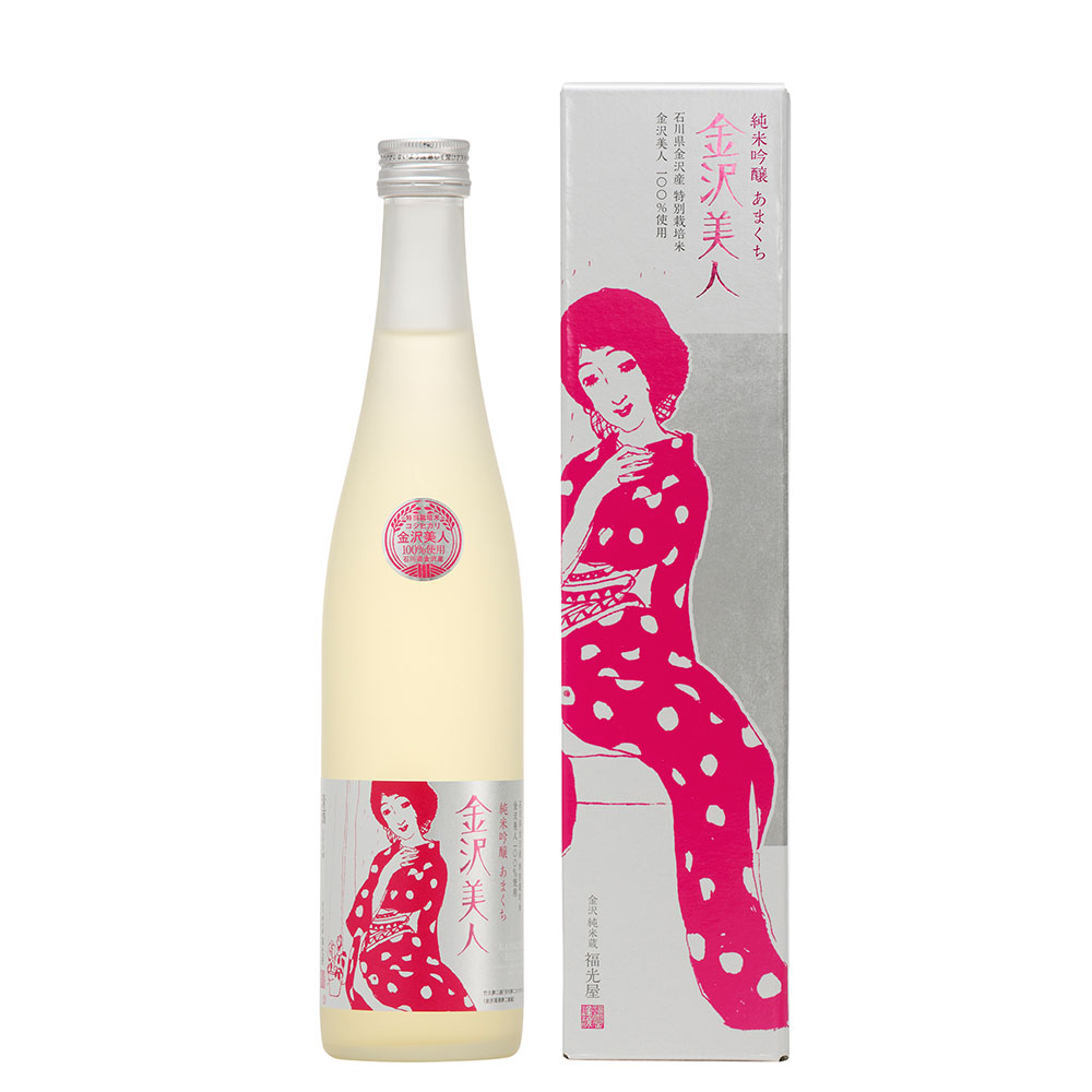 金沢美人 純米吟醸 あまくち 500mL 化粧箱入